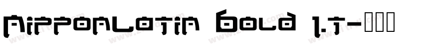 NipponLatin Bold 1.t字体转换